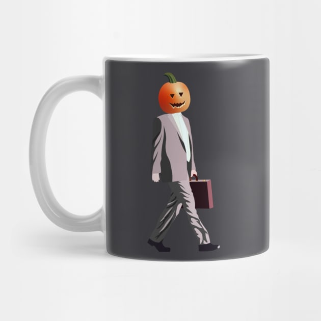 Dwight Schrute Halloween Pumpkin Head by Design Garden